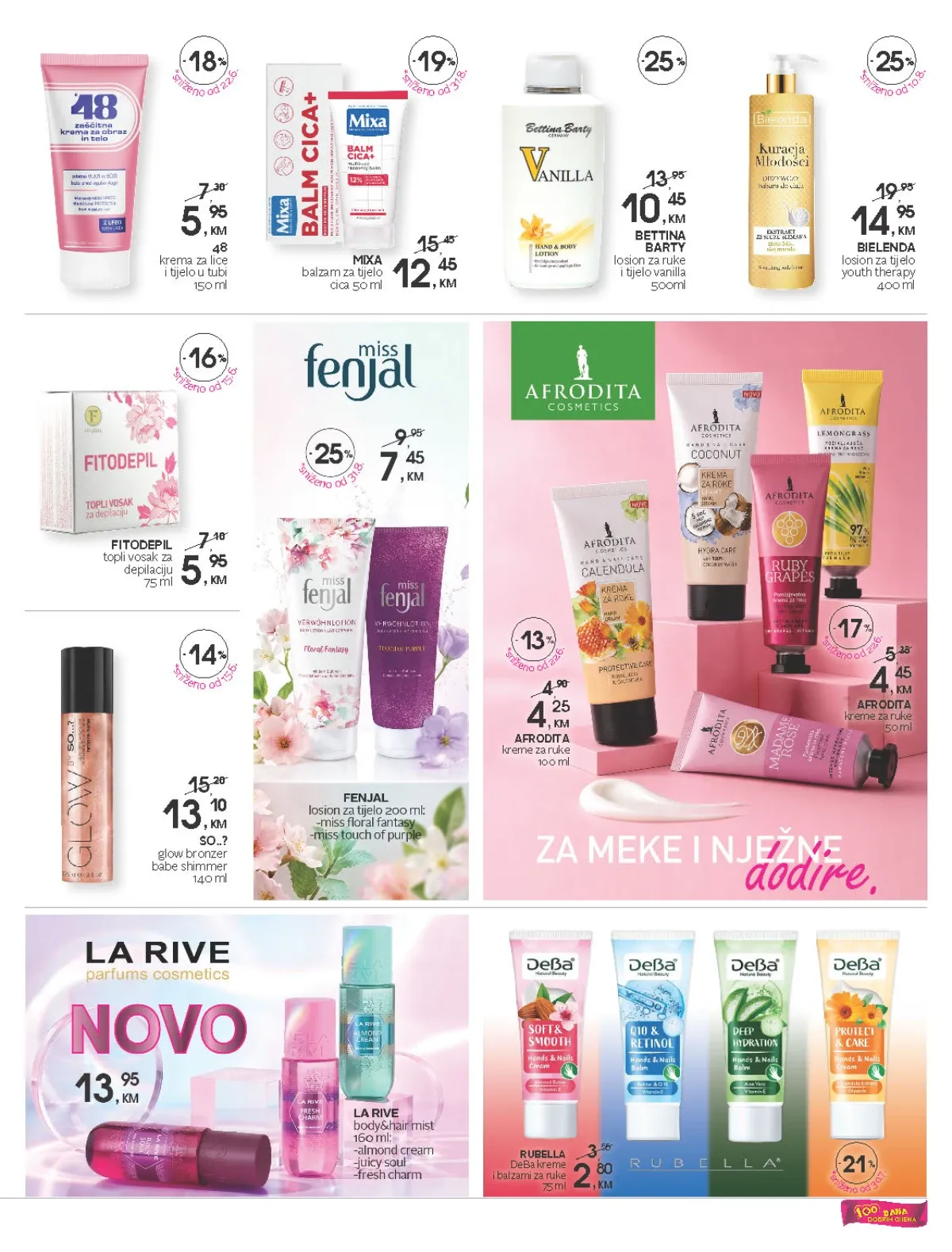 CM katalog do 18.09.2026. – Afrodita, Mixa, Bielenda i proizvodi za njegu tijela