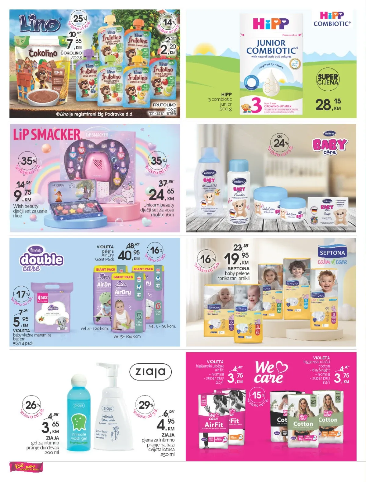 CM katalog do 18.09.2026. – Violeta, Čokolino, HiPP i proizvodi za bebe