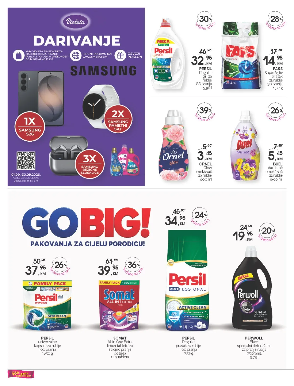 CM katalog do 18.09.2026. – Persil, Faks, Somat, Perwoll i deterdženti na akciji
