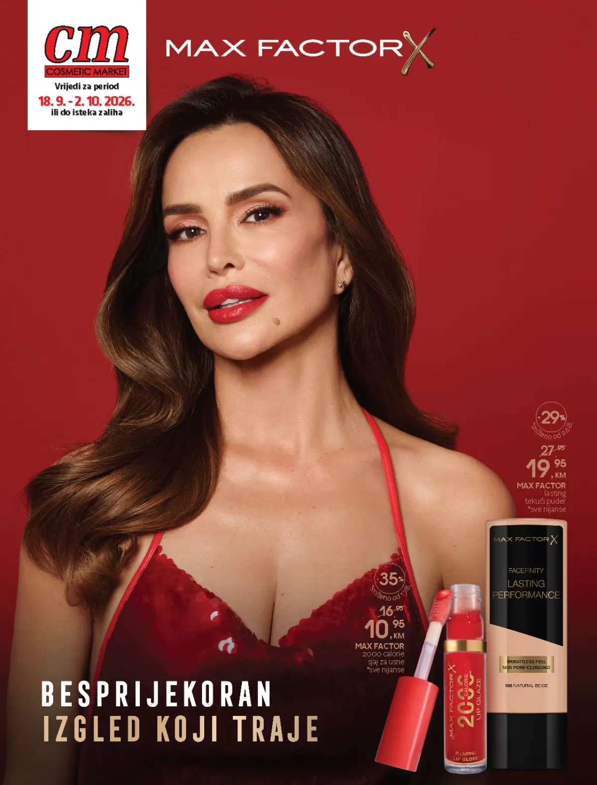 CM katalog od 18.09. do 02.10.2026. – Max Factor šminka, parfemi, kozmetika, njega i kućna hemija na akciji