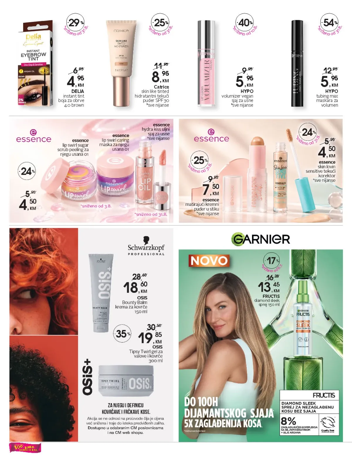 CM katalog – Essence, Catrice, HYPO i Garnier proizvodi na akciji