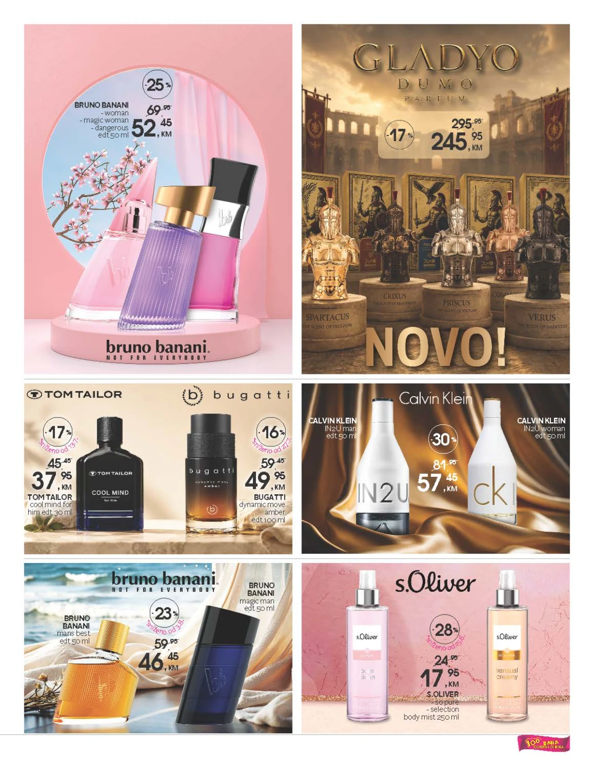 CM katalog do 04.09.2026. – sedma stranica sa Calvin Klein, Bruno Banani i drugim parfemima