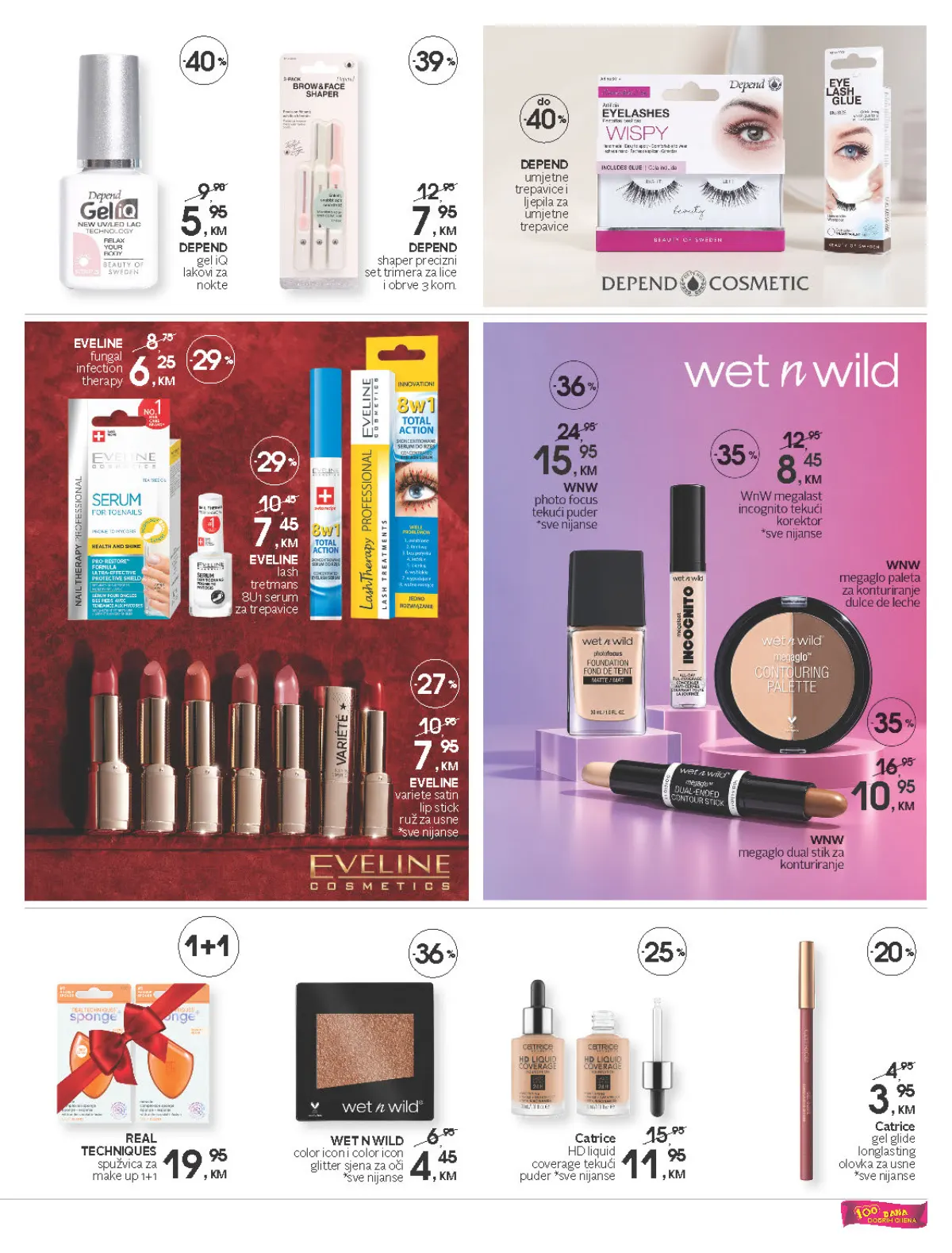 CM katalog – Eveline, Wet n Wild, Catrice i Depend kozmetika na akciji