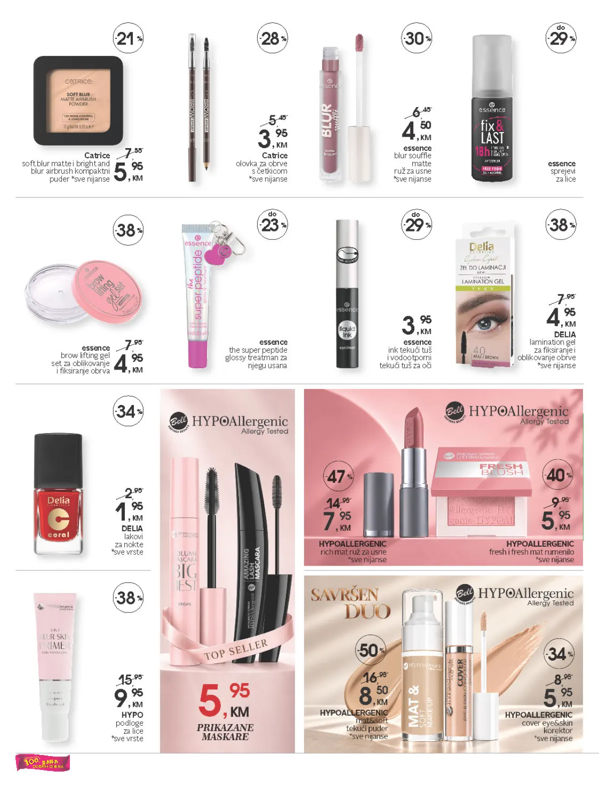 CM katalog – Catrice, Essence, Delia i Hypoallergenic šminka na akciji