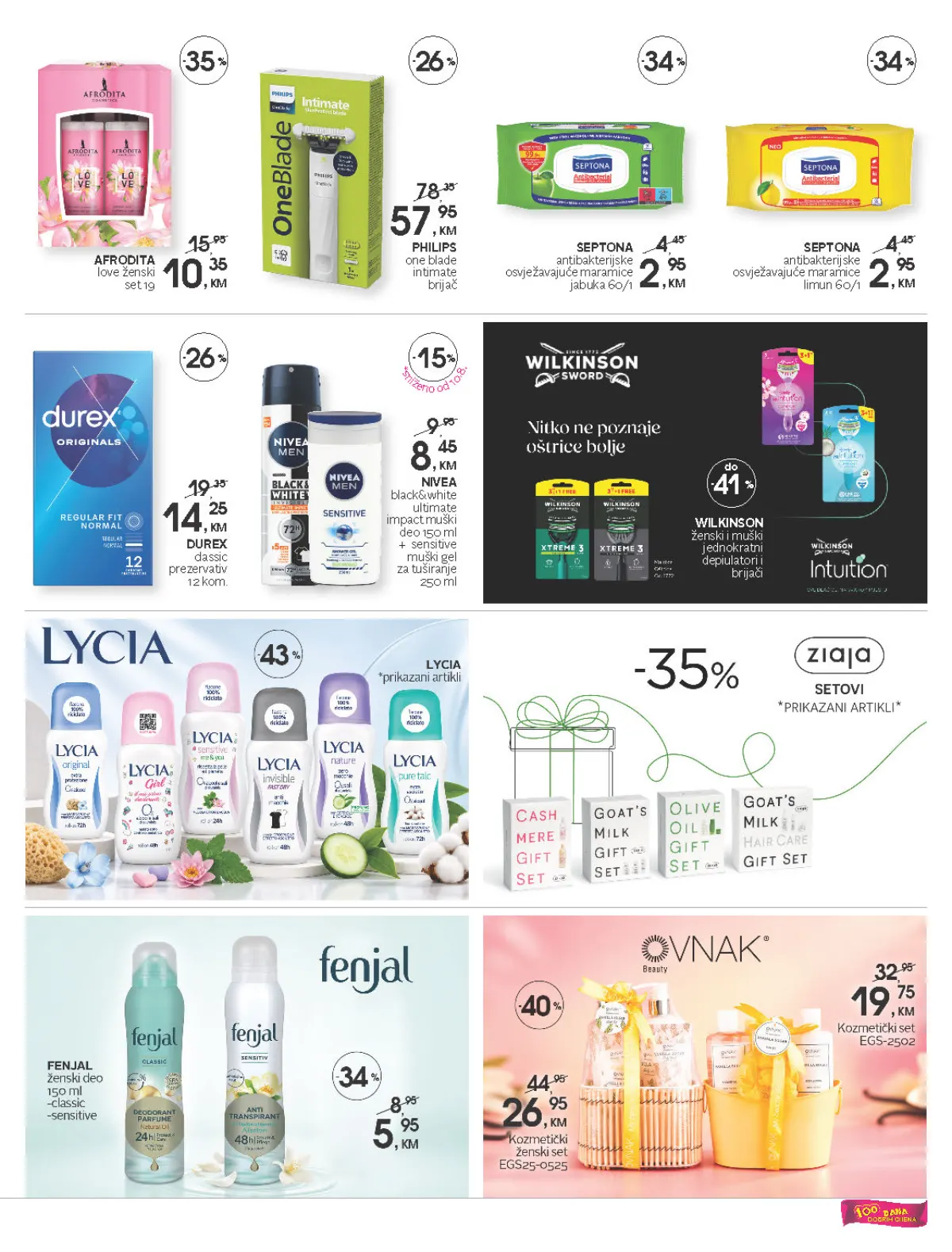 CM katalog – Durex, Philips OneBlade, Wilkinson, Septona i Afrodita na akciji