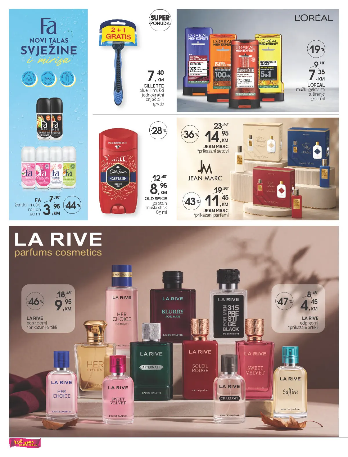 CM katalog – Fa, Old Spice, Gillette, L'Oreal, Jean Marc i La Rive proizvodi
