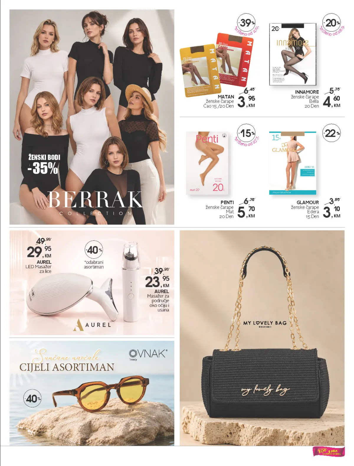 CM katalog – ženske čarape, modni dodaci i uređaji za njegu na akciji