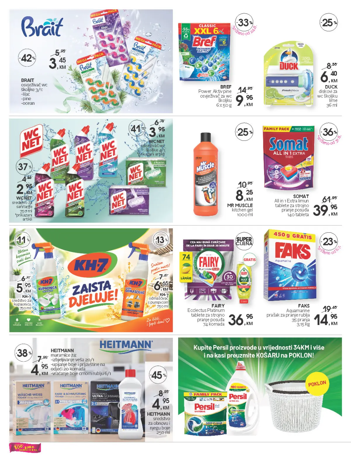 CM katalog – Bref, Somat, Fairy, Faks, KH-7 i sredstva za čišćenje