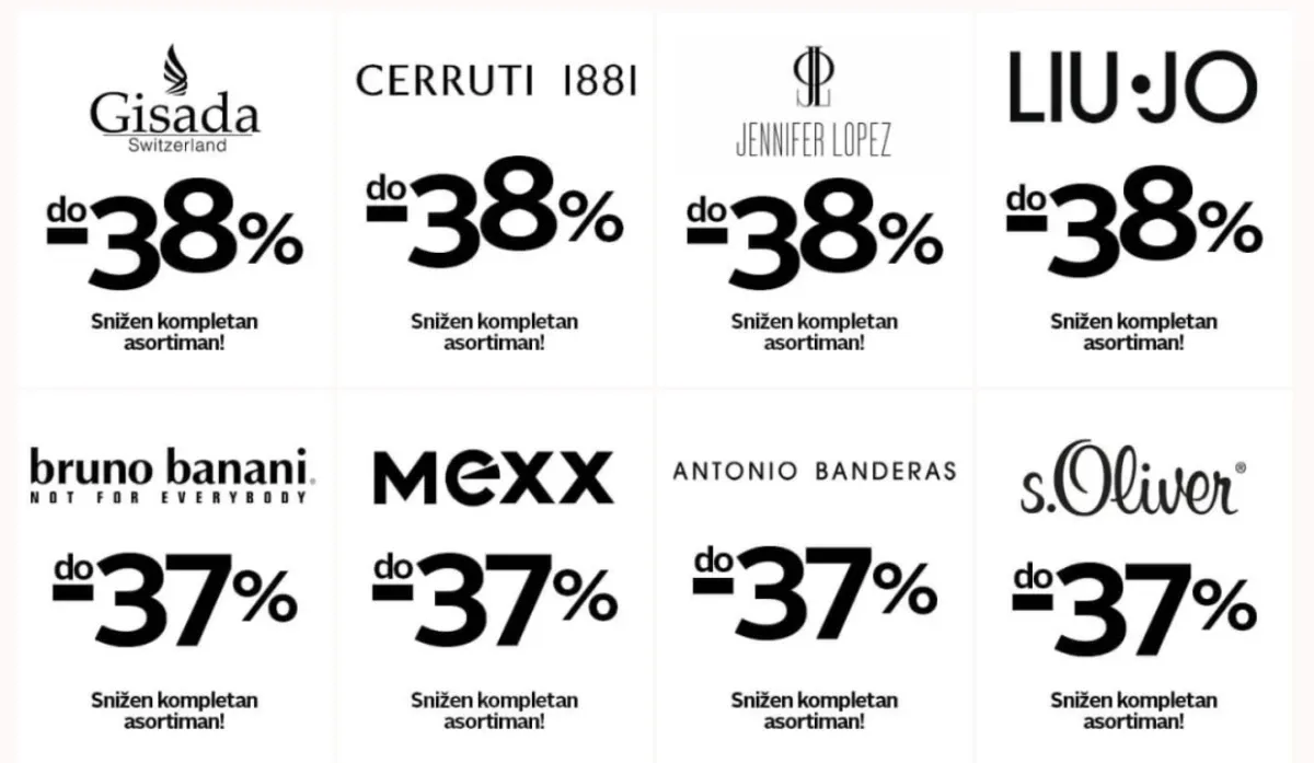 CM Summer Black Friday – parfemi Gisada, Cerruti, Jennifer Lopez, Liu Jo, Mexx i Antonio Banderas sniženi do 38%