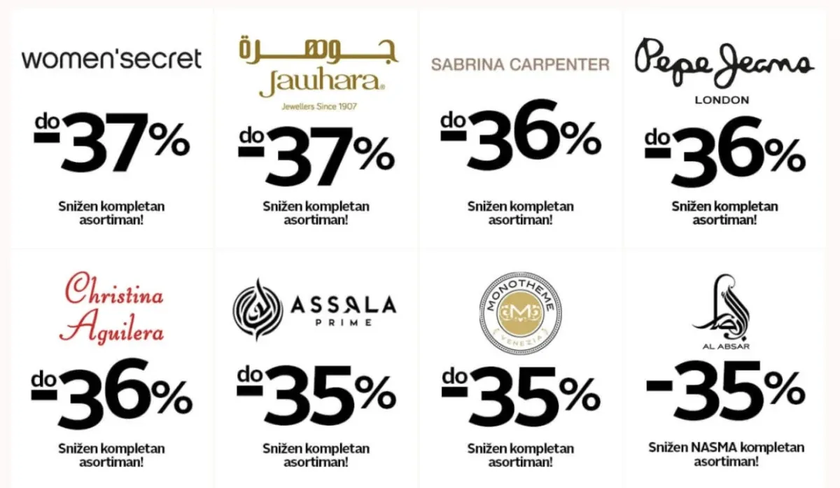 CM Summer Black Friday – parfemi Women's Secret, Sabrina Carpenter, Pepe Jeans i drugi brendovi sniženi do 37%