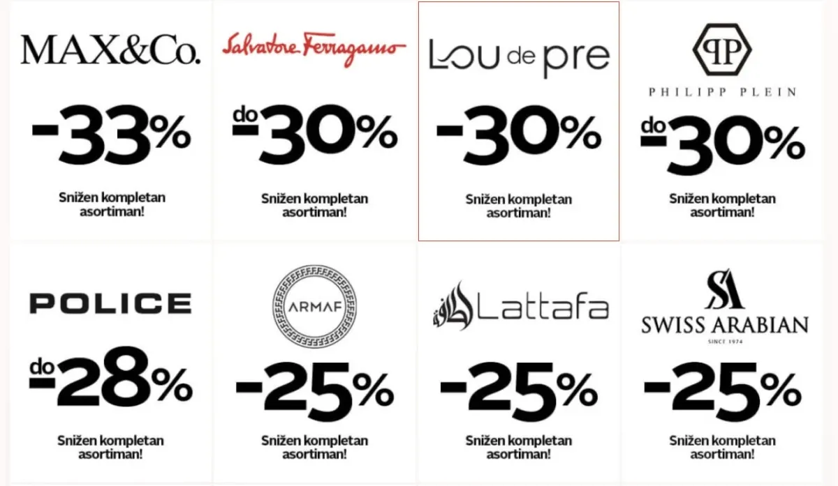 CM Summer Black Friday – Max and Co, Salvatore Ferragamo, Philipp Plein, Police i drugi parfemi sniženi do 33%