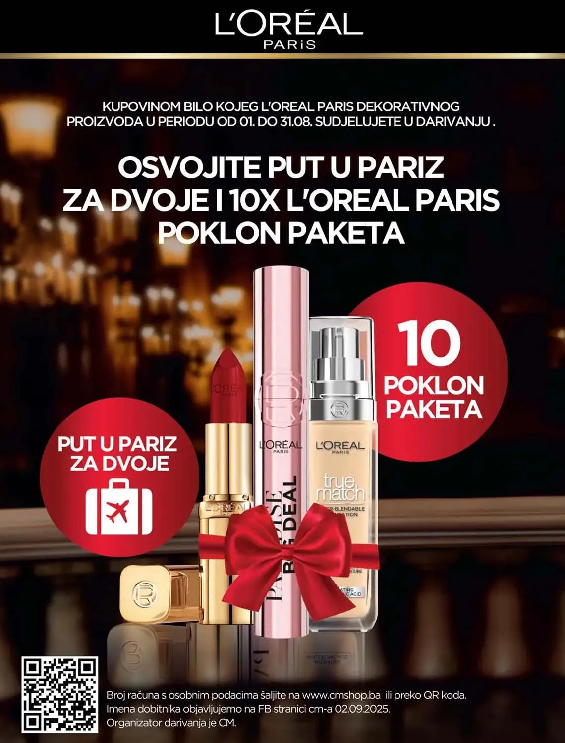 CM nagradna igra – Osvoji put za Pariz za dvoje!