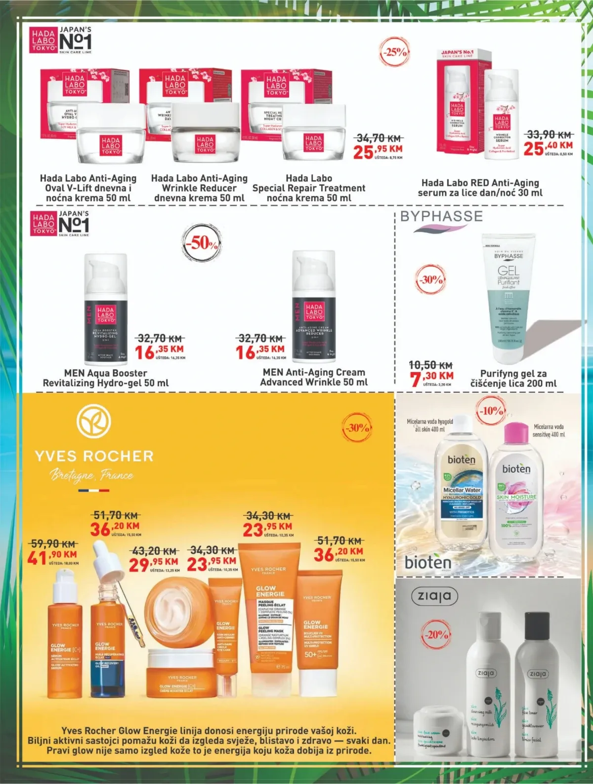 DIDACO katalog – Hada Labo, Byphasse, Yves Rocher, Bioten i Ziaja njega lica