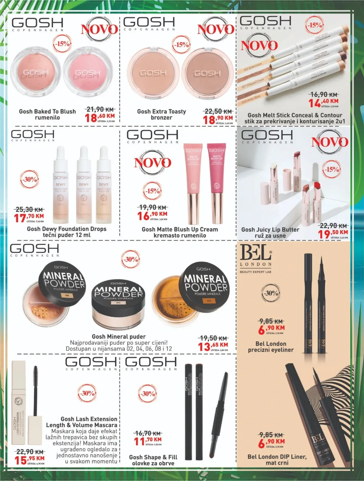 DIDACO katalog – Gosh i Bel London šminka po sniženim cijenama