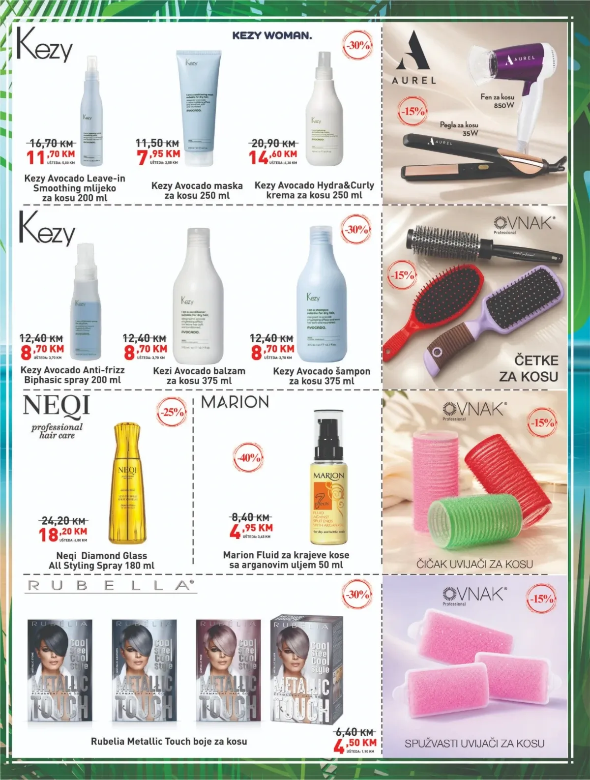 DIDACO katalog – Kezy, Neqi, Marion i Rubella proizvodi za kosu