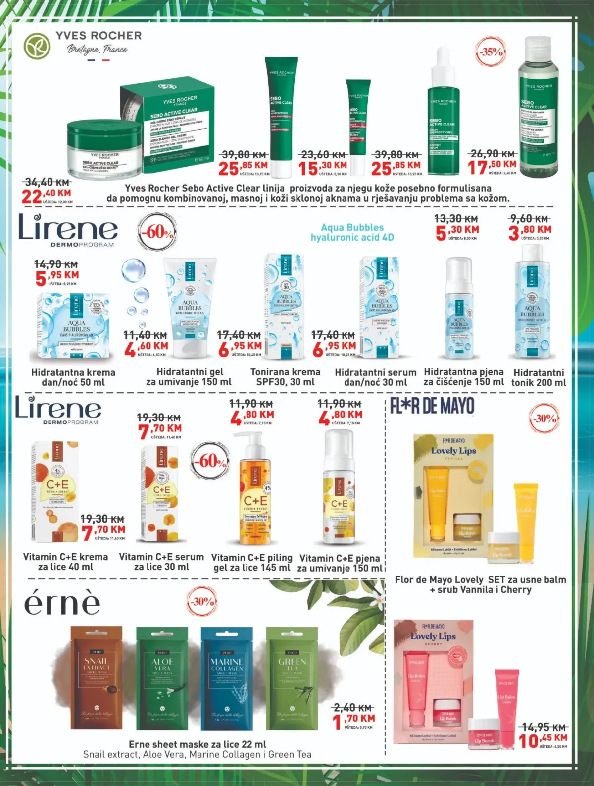 DIDACO katalog – Yves Rocher, Lirene i Flor de Mayo njega lica