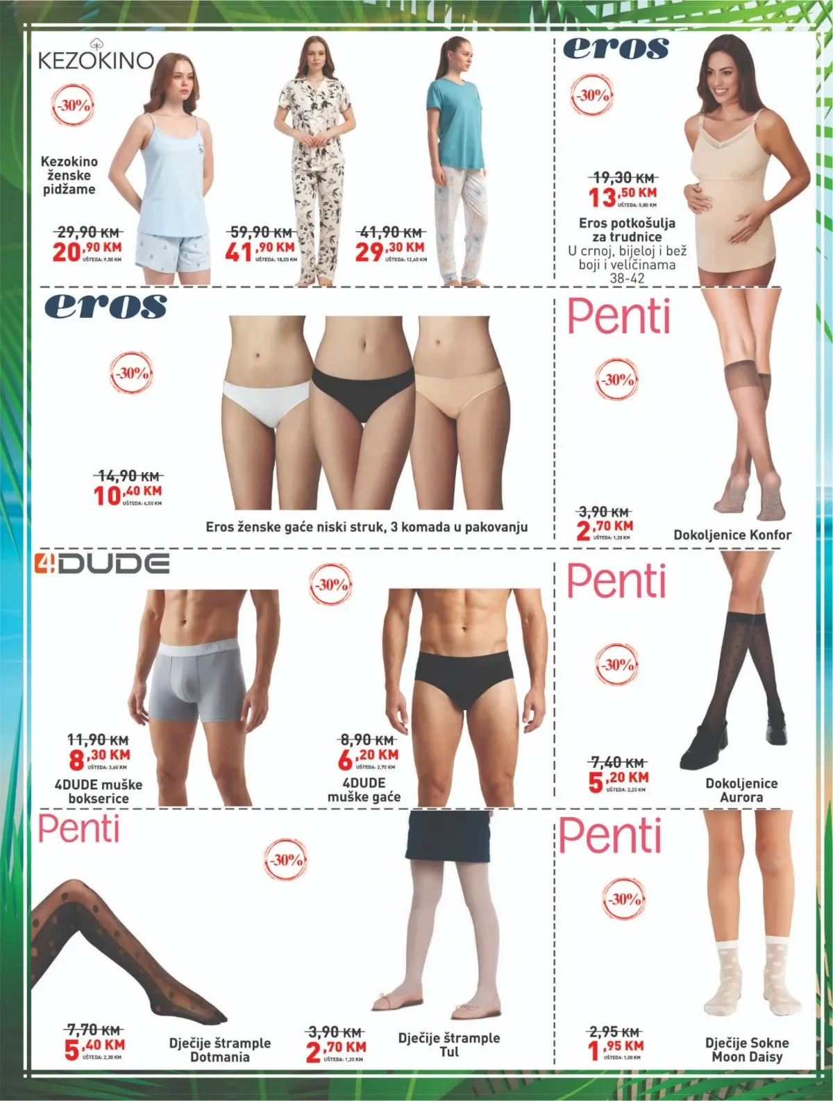 DIDACO katalog – ženske pidžame, donji veš, bokserice, čarape i hulahopke