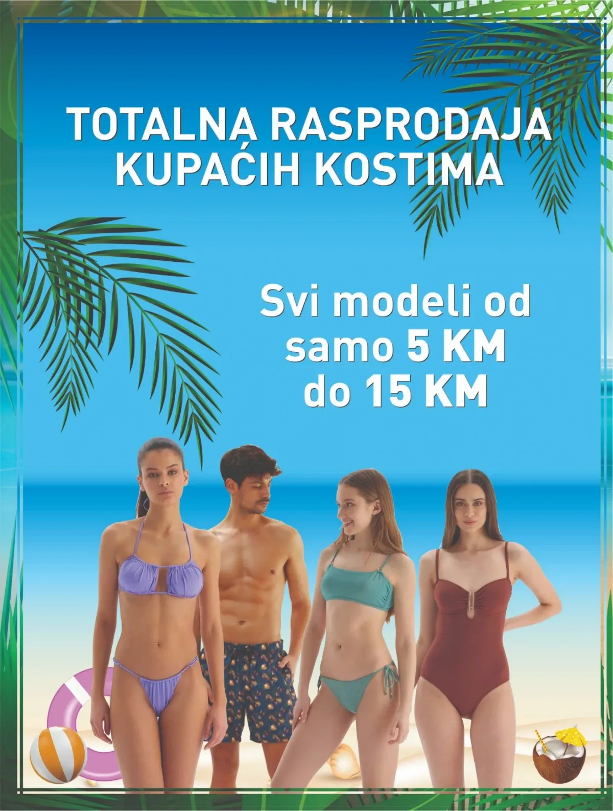 DIDACO totalna rasprodaja ženskih, muških i dječijih kupaćih kostima