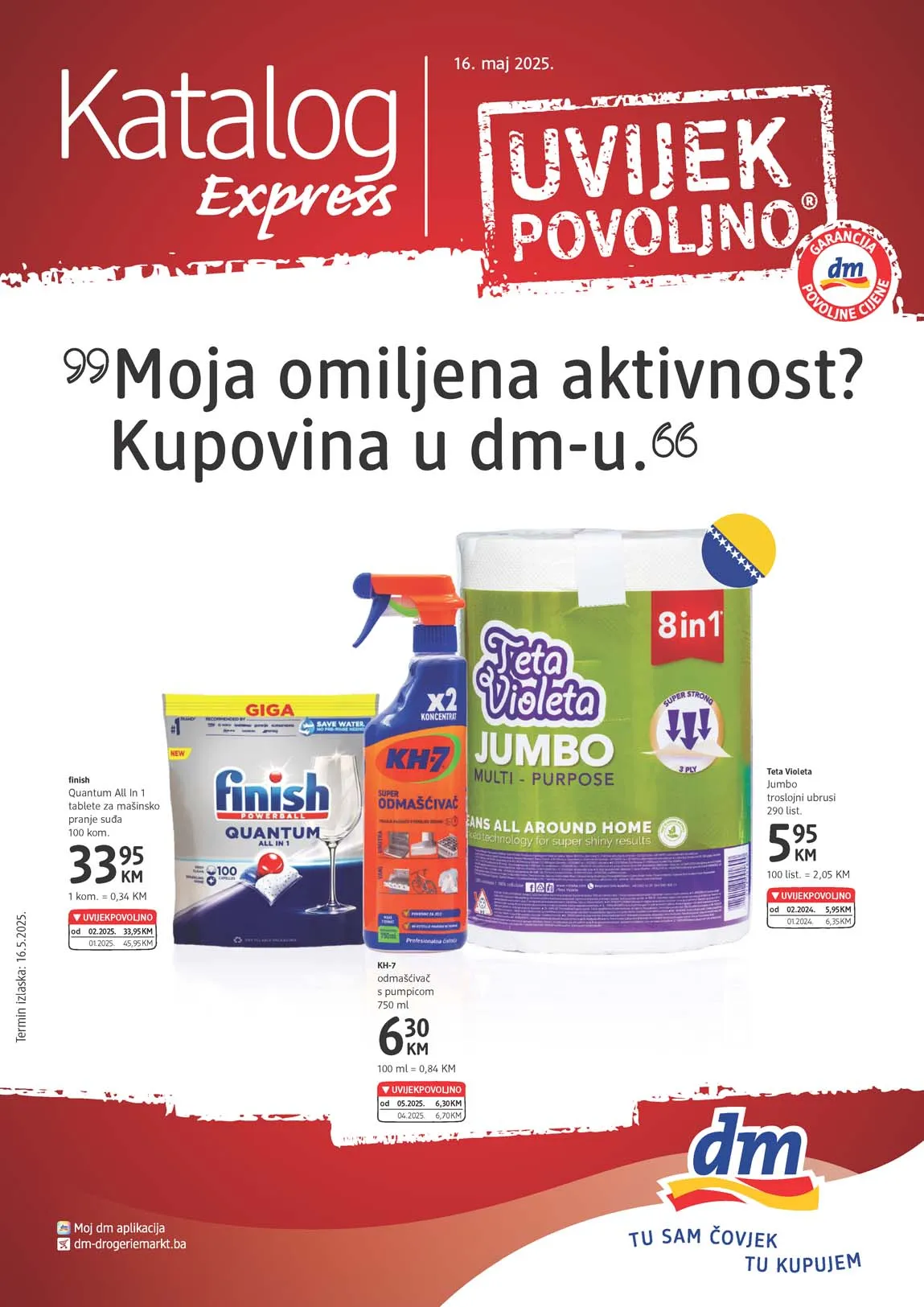 dm EXPRESS Akcija Katalog sniženja do 31.05.2025