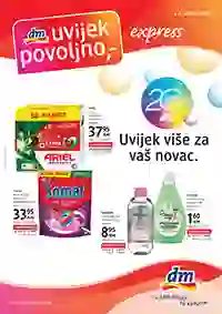 DM Express akcija sniženja svakodnevni proizvodi do 05.05.2026 BiH