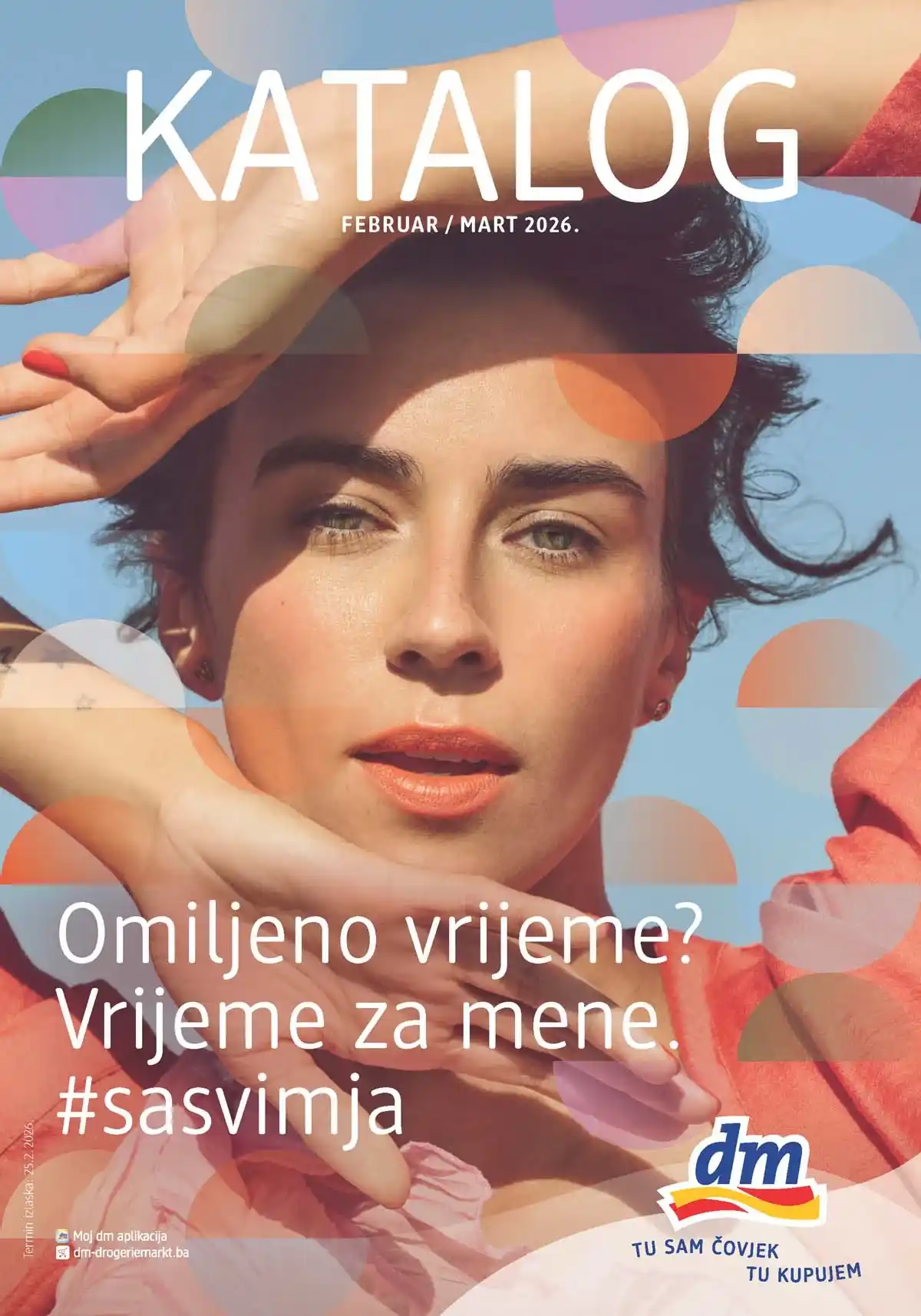 dm katalog akcija i sniženja do 11. marta 2026 prva strana – kozmetika, nega tela, šminka i kućne potrepštine na popustu