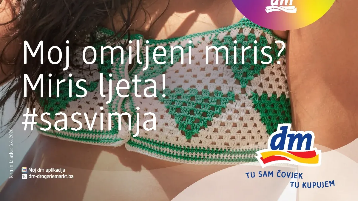 dm katalog mirisa juni i juli 2026 – parfemi za žene i muškarce, beauty proizvodi i ljetne mirisne note