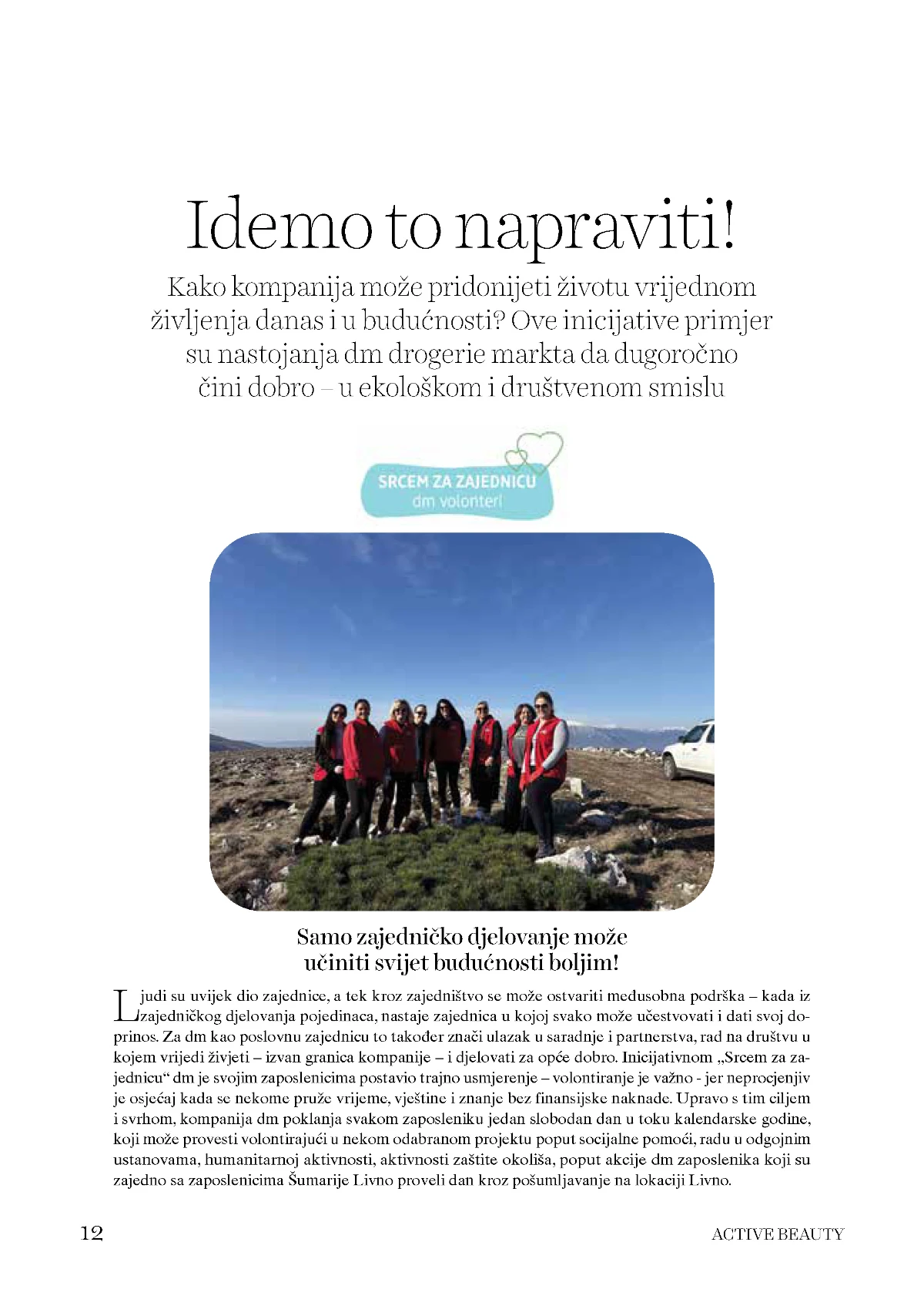 dm volonteri i društveno odgovorni projekti