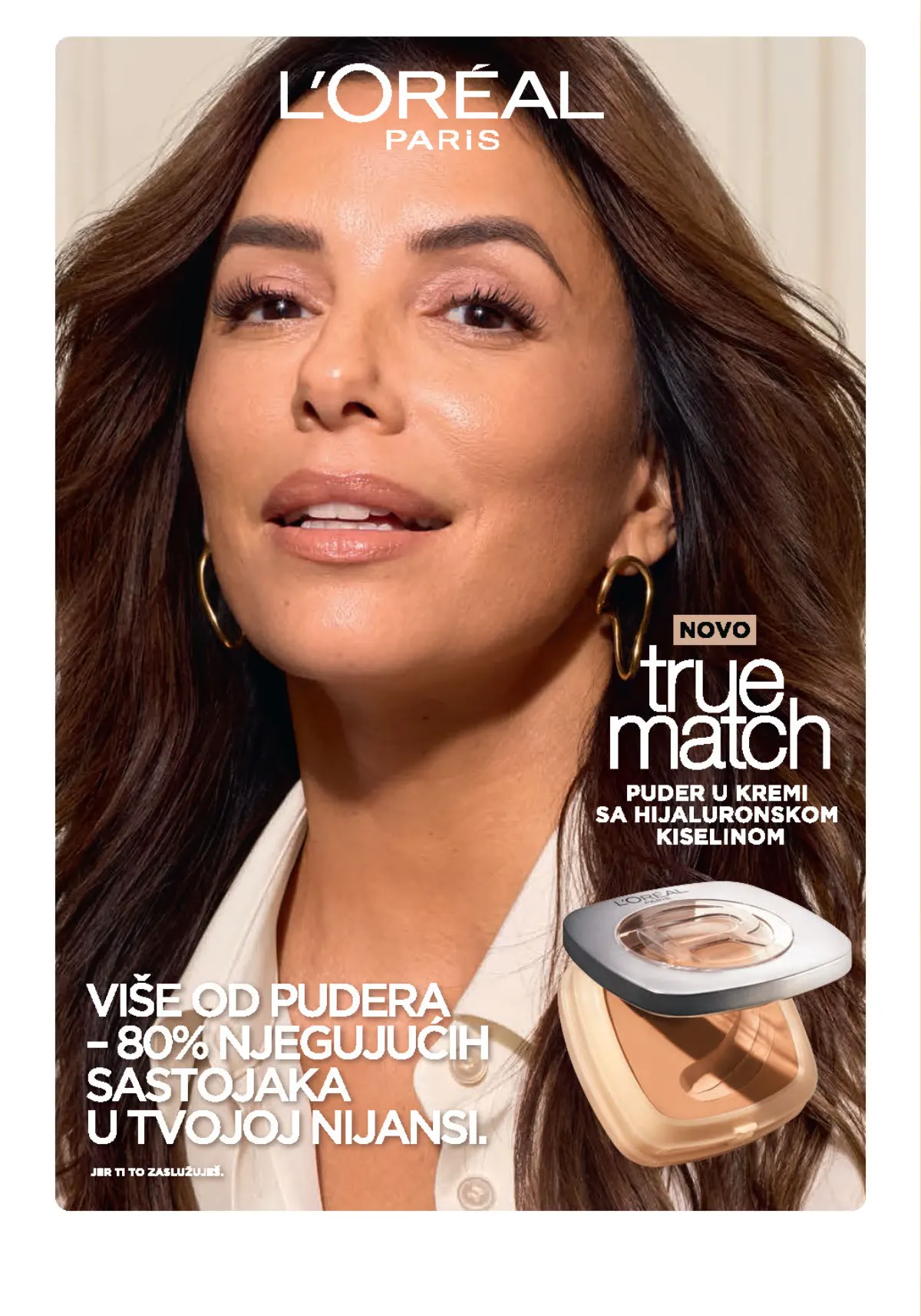 dm katalog, stranica 12 – reklama za L’ORÉAL PARIS True Match puder u kremi