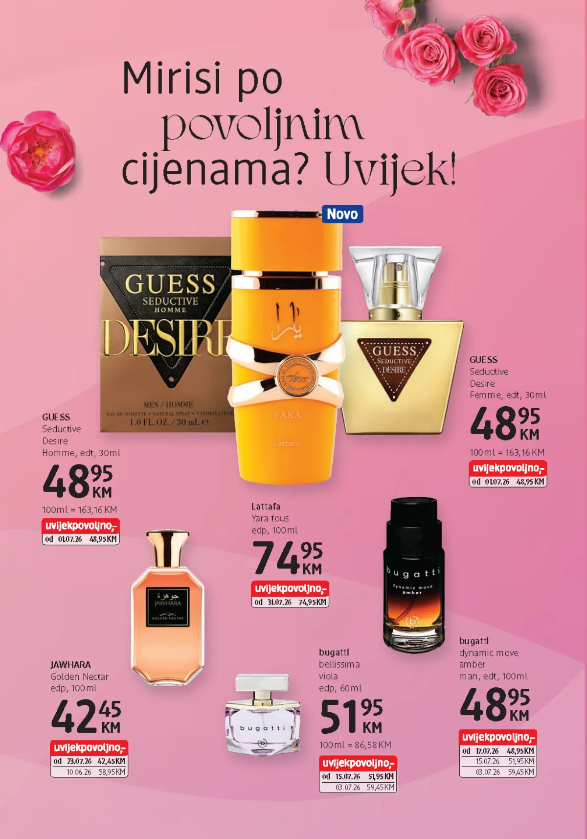 dm katalog, stranica 18 – GUESS Seductive Desire Homme i Femme mirisi