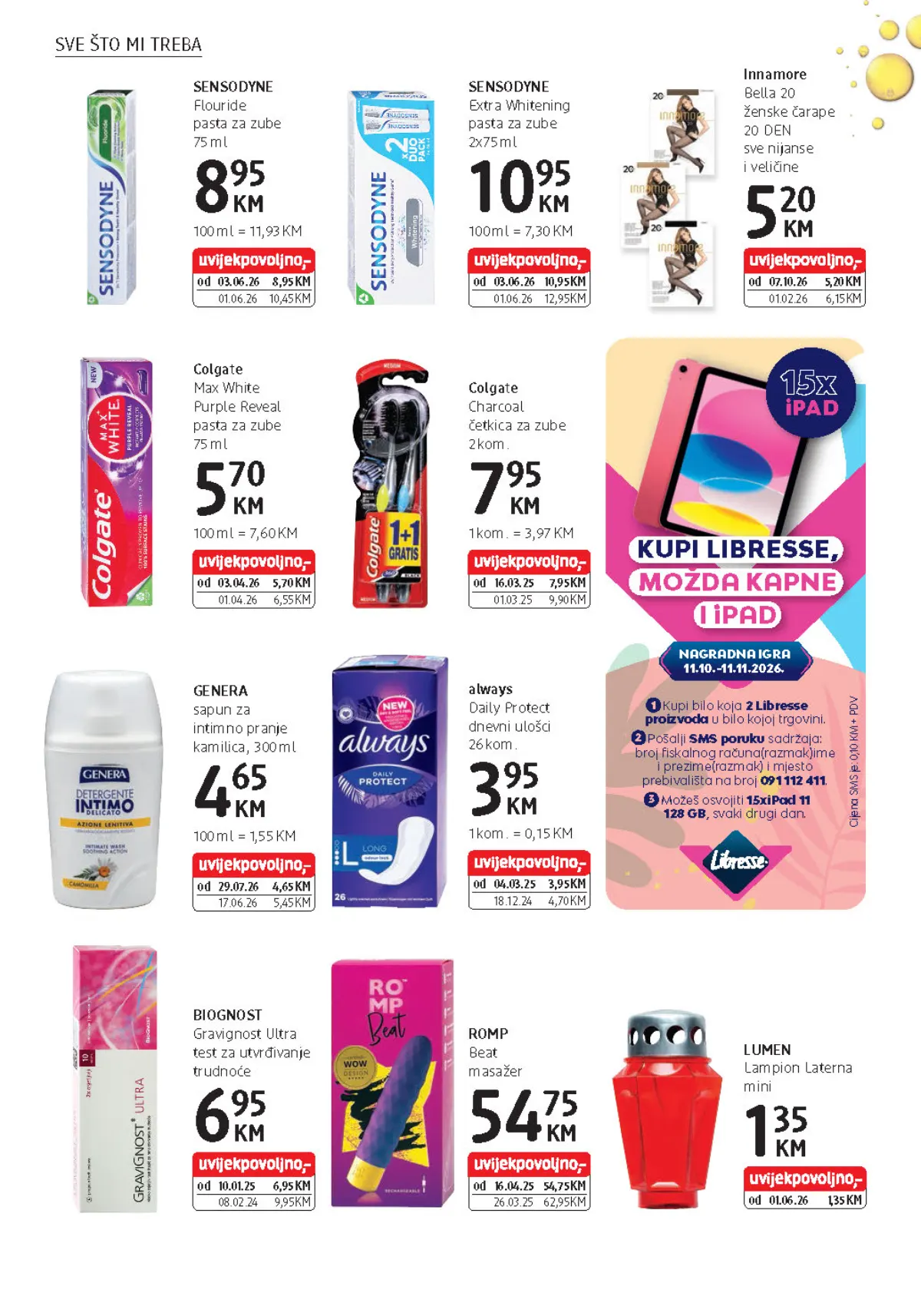 dm katalog, stranica 22 – SENSODYNE paste za zube i proizvodi za ličnu higijenu