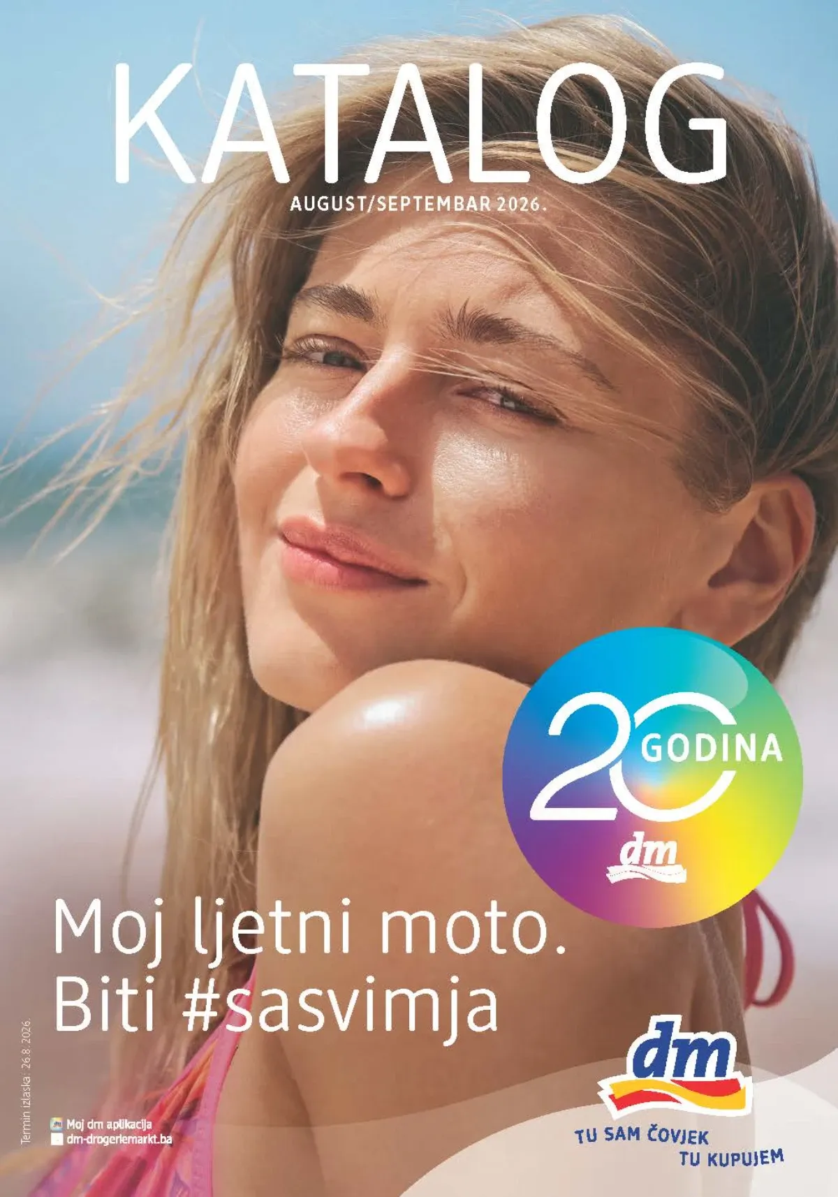 dm katalog od 26.08. do 08.09.2026. donosi proizvode za njegu, ljepotu, bebe i domaćinstvo uz 2+1 gratis, poklone i do 25× više bodova