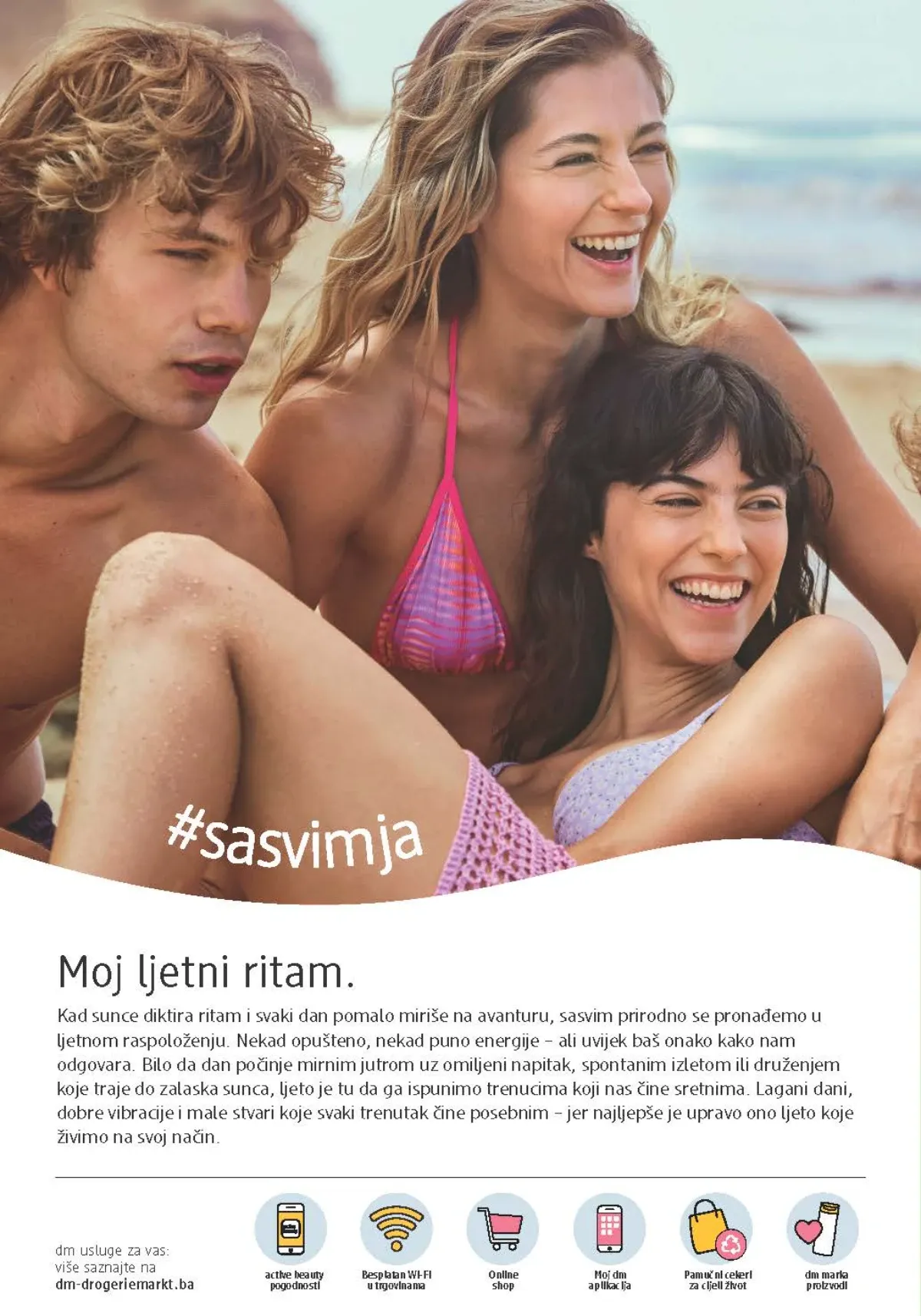 dm katalog od 26.08. do 08.09.2026. – Moj ljetni ritam, active beauty pogodnosti, Moj dm aplikacija i online shop