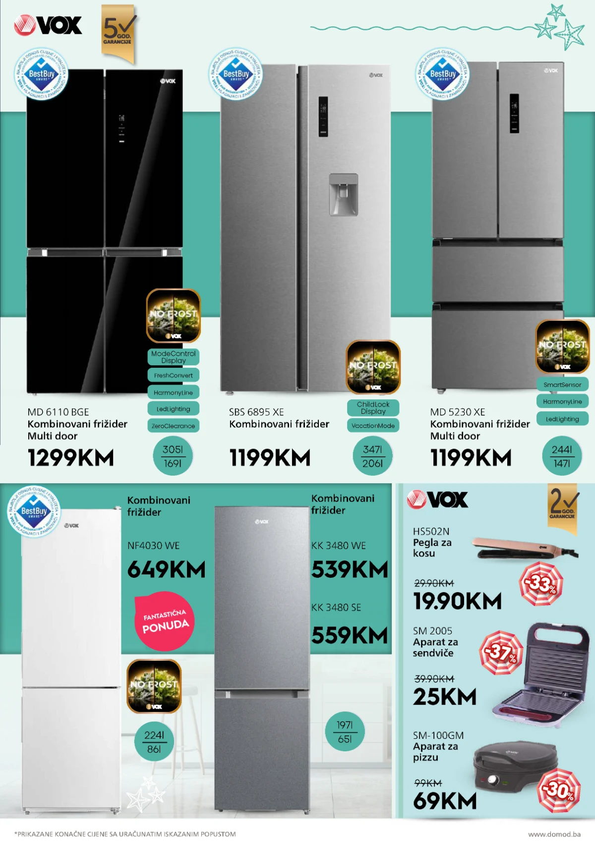 Domod katalog uređaji za ličnu njegu i pegle