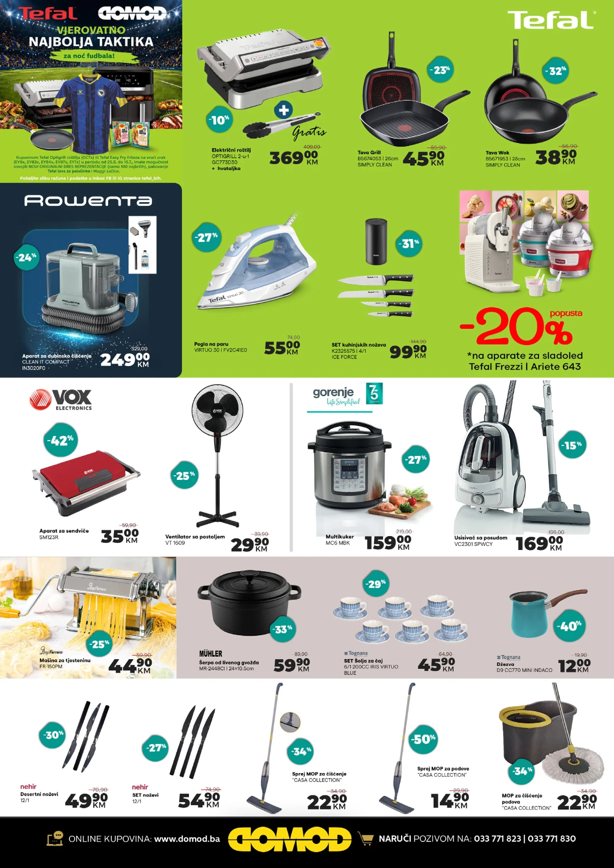Domod katalog strana 5 mali kućanski aparati, usisivači, posuđe i kuhinjska oprema