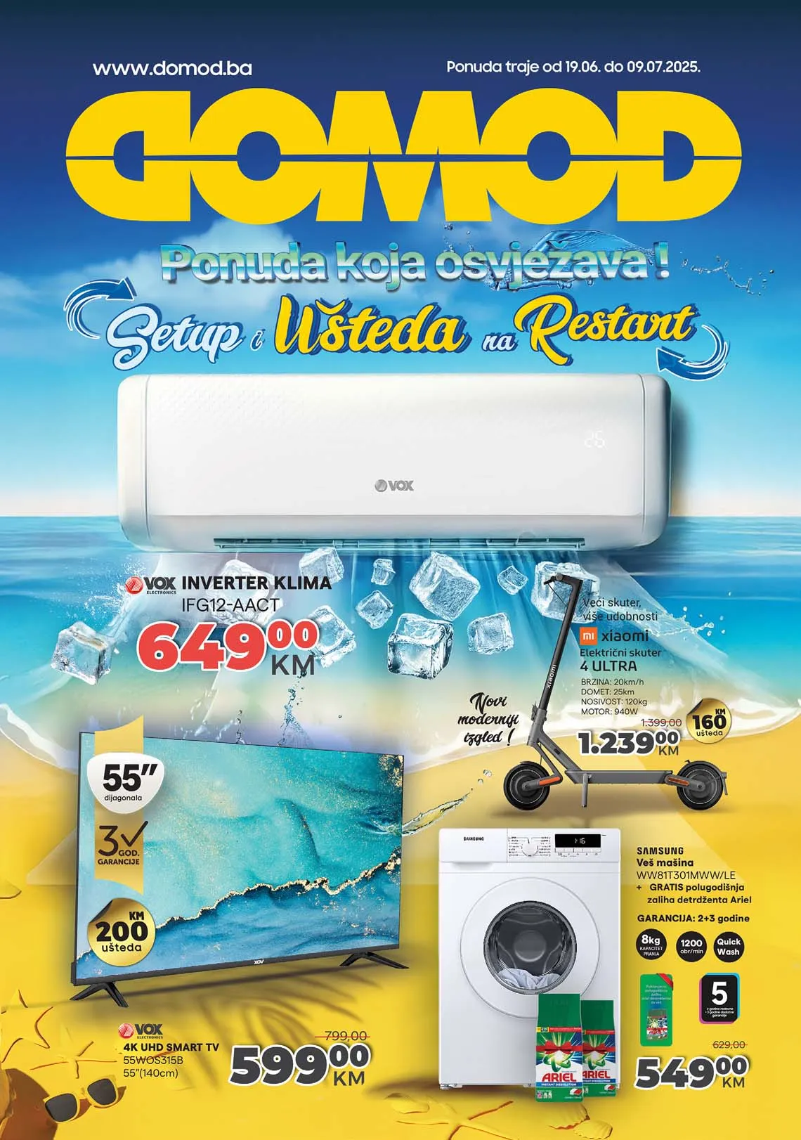 Domod akcija PONUDA KOJA OSVJEŽAVA Katalog sniženja do 09.07.2025