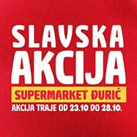 Đurić Supermarketi – Slavska akcija sniženja do 28.10.2025.
