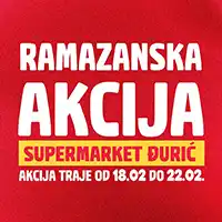 Đurić Ramazanska akcija sniženja do 22. februara 2026