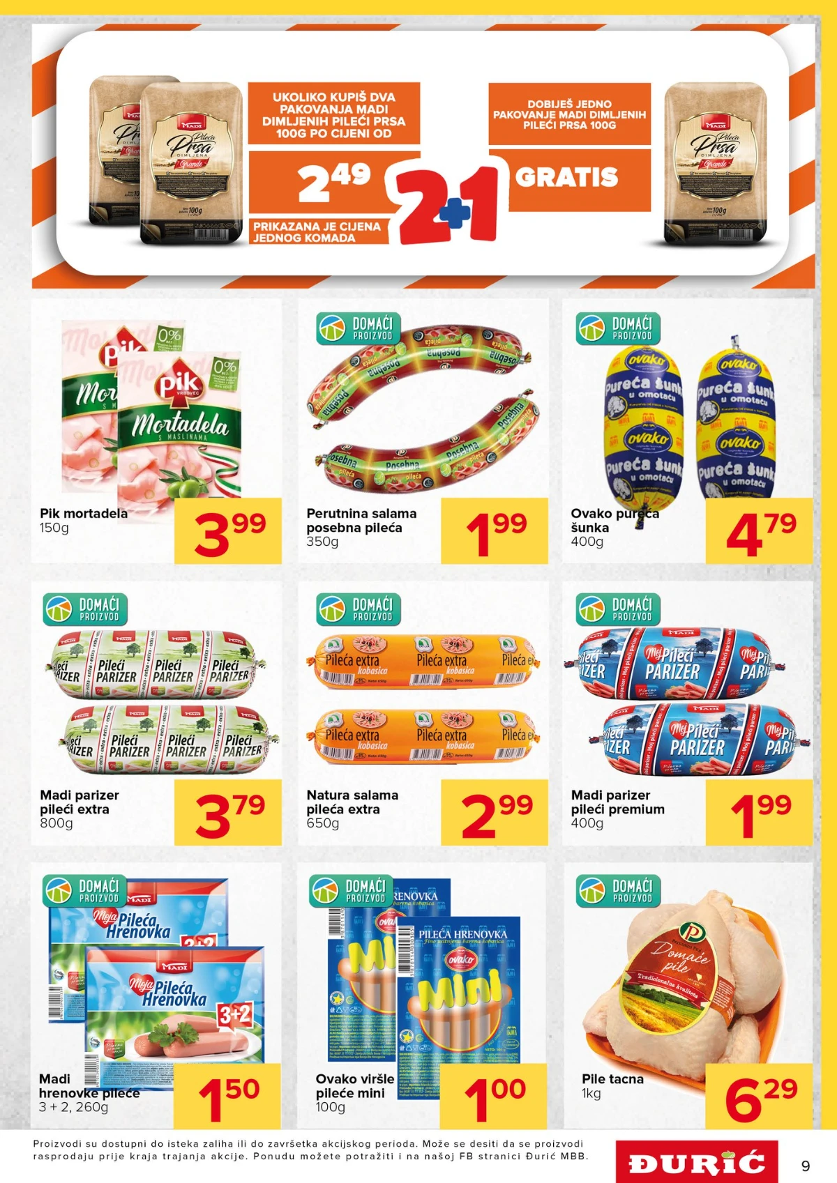 Đurić katalog akcija 04.06–17.06.2026 – prehrana, piće i kućne potrepštine na sniženju