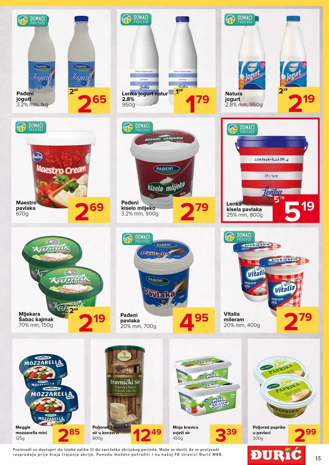 ĐURIĆ akcija Katalozi Snizenja