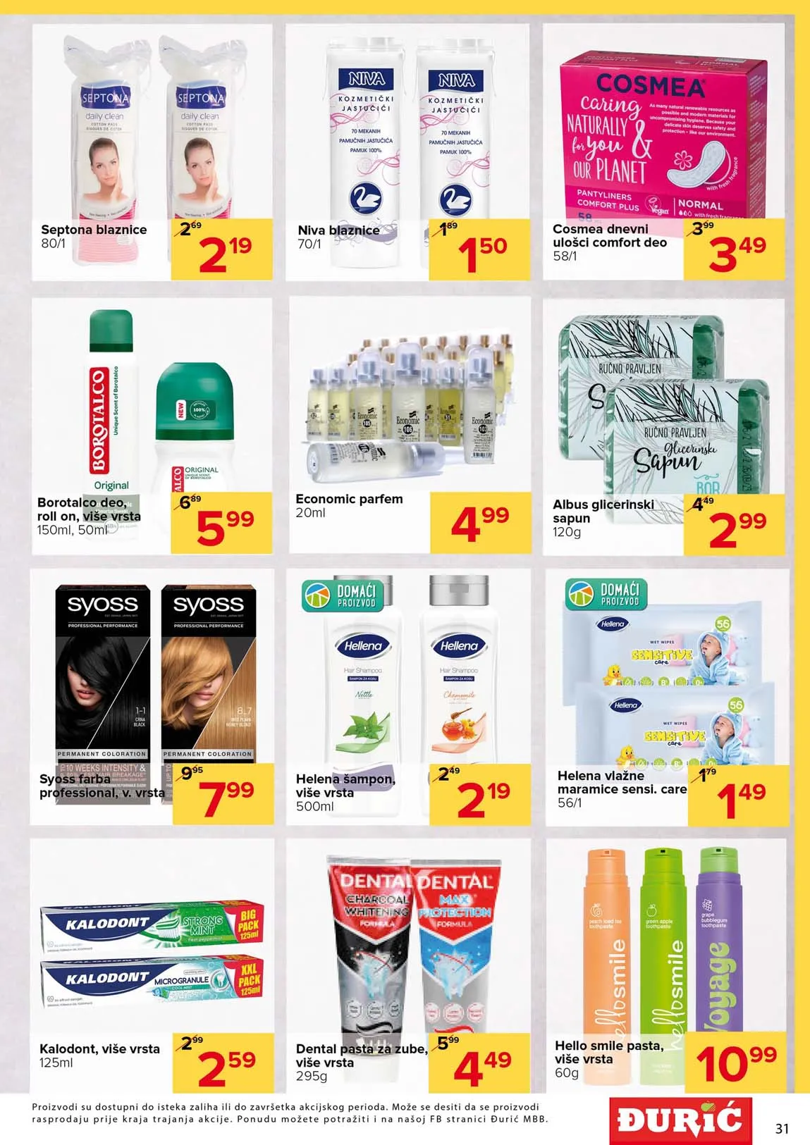 ĐURIĆ akcija Katalozi Snizenja