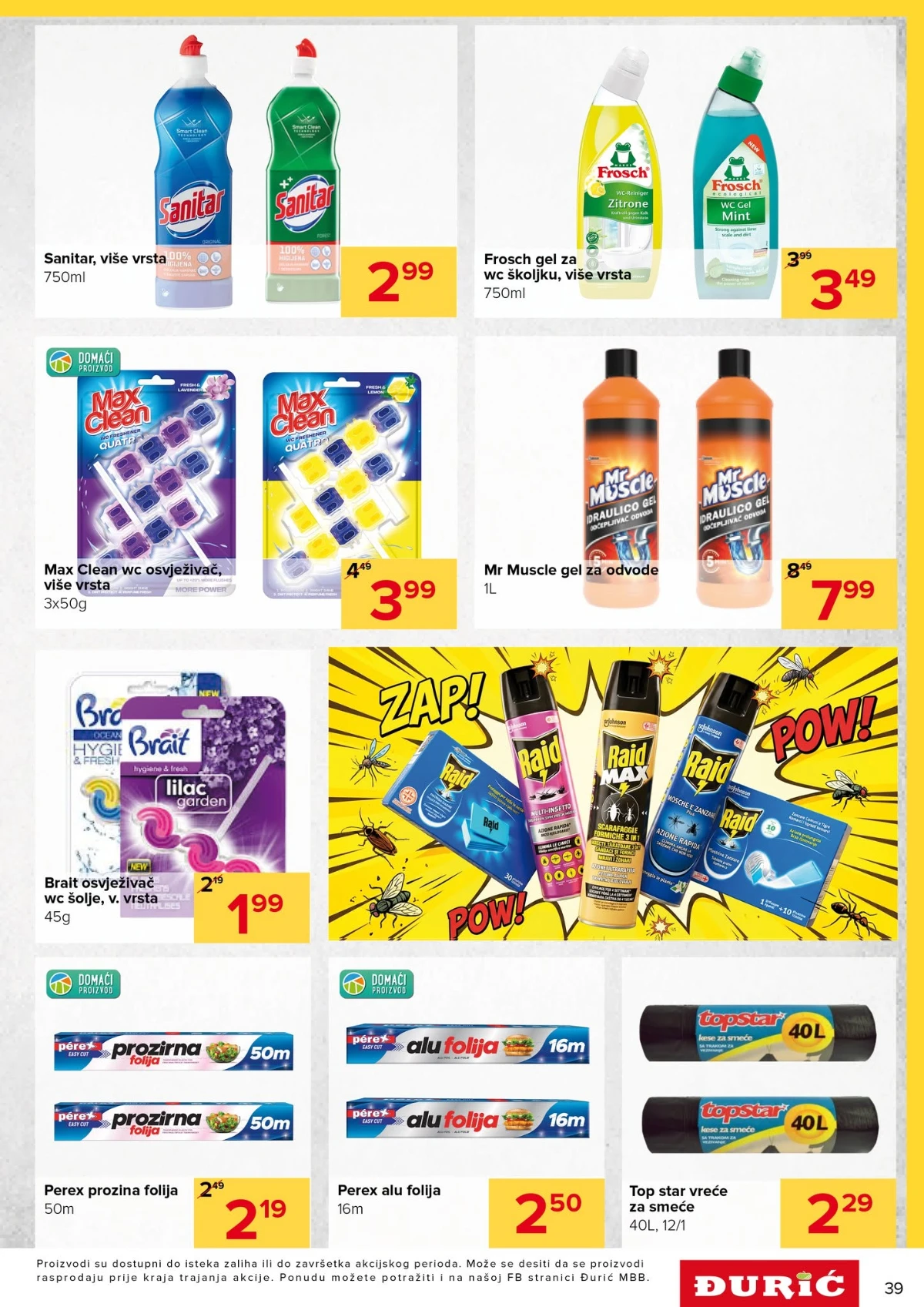 Đurić Supermarket katalog 16.07. do 29.07.2026. – strana 39