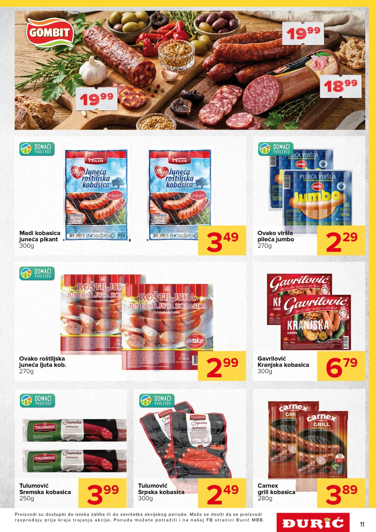 Đurić katalog 21.05–03.06.2026 – velika akcija prehrane, delikatesa i kućnih potrepština Đurić katalog akcija 21.05–03.06.2026 – prehrana, piće i kućne potrepštine na sniženju