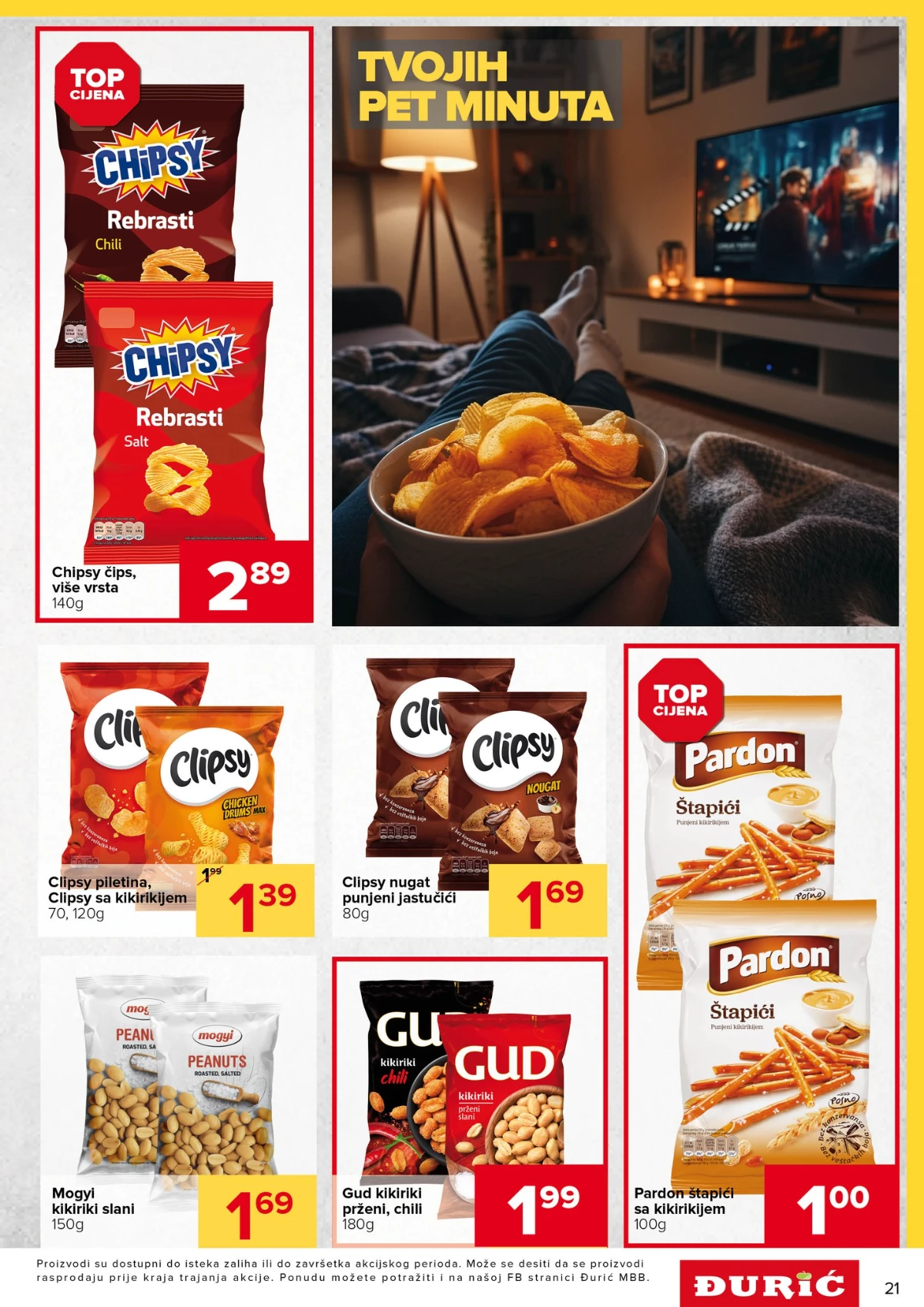 Đurić katalog 21.05–03.06.2026 – velika akcija prehrane, delikatesa i kućnih potrepština Đurić katalog akcija 21.05–03.06.2026 – prehrana, piće i kućne potrepštine na sniženju