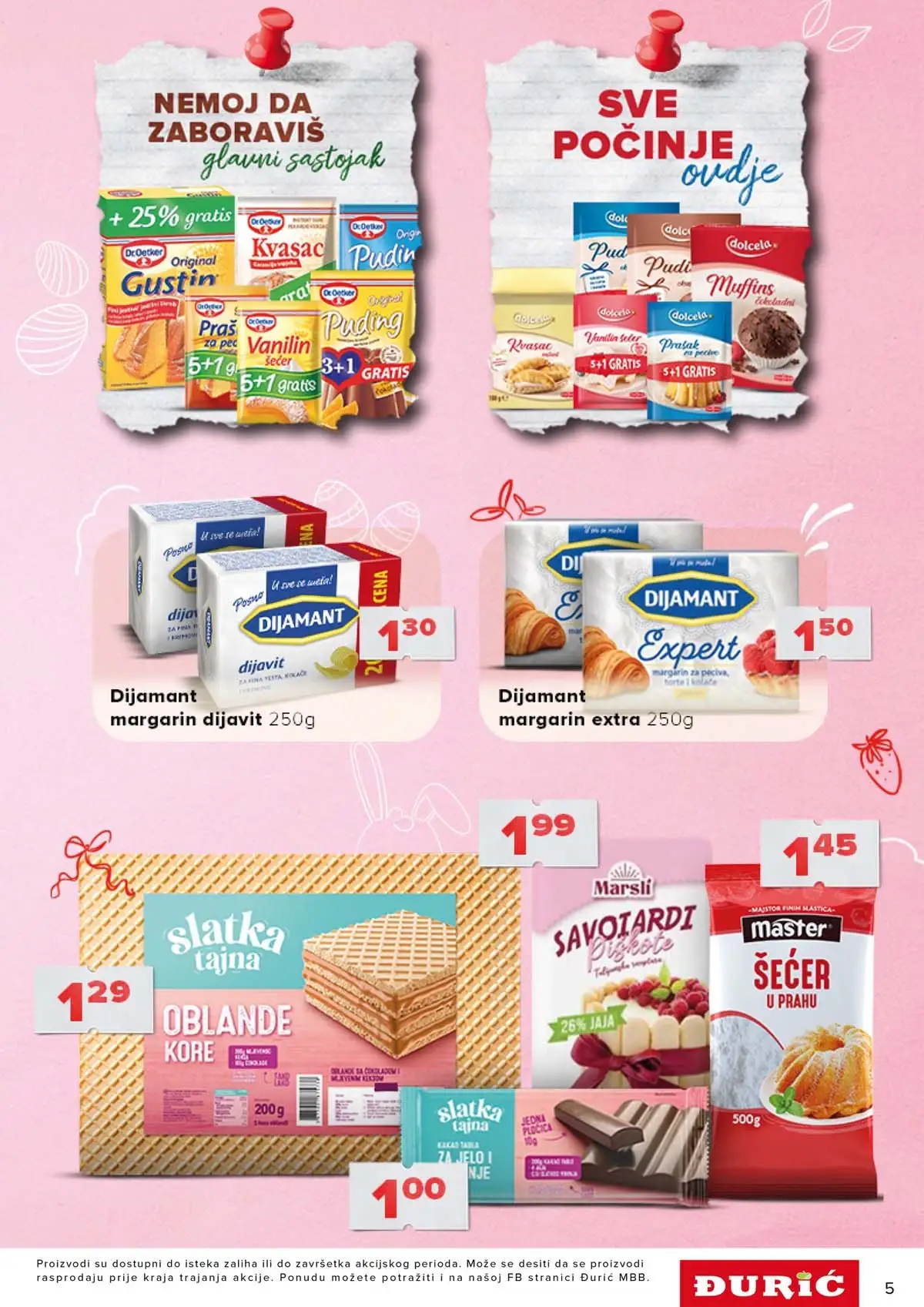 Đurić katalog sniženja do 12. aprila 2026 – prehrana i kućne potrepštine stranica 5