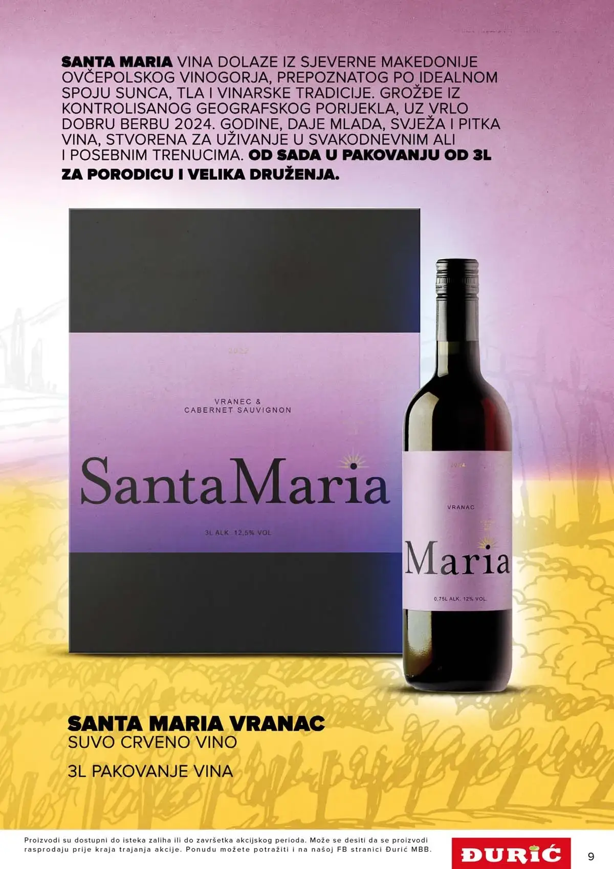 Đurić katalog sniženja do 12. aprila 2026 – prehrana i kućne potrepštine stranica 9