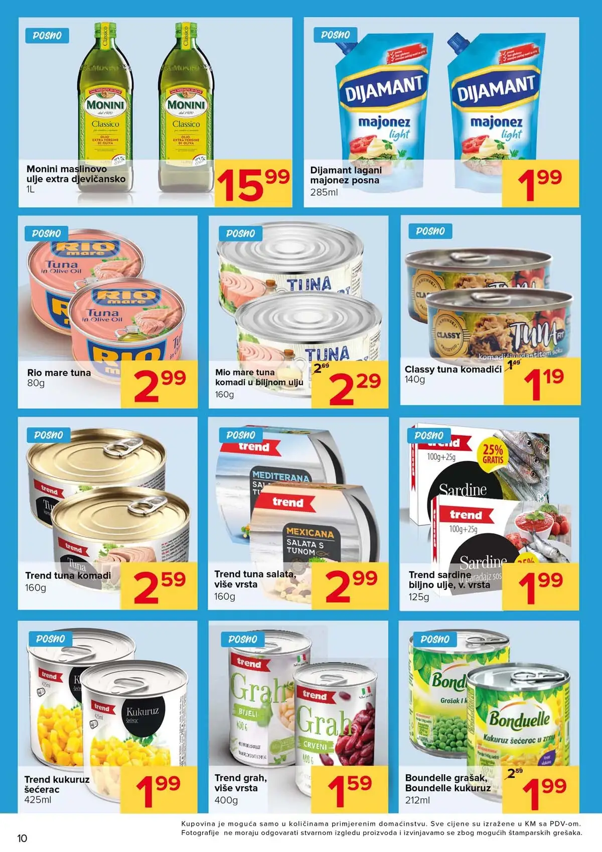 Đurić katalog sniženja do 12. aprila 2026 – prehrana i kućne potrepštine stranica 10