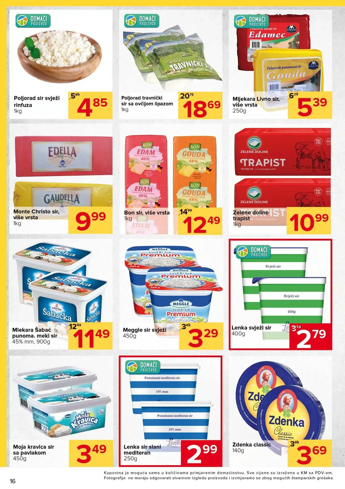 Đurić katalog sniženja do 12. aprila 2026 – prehrana i kućne potrepštine stranica 16