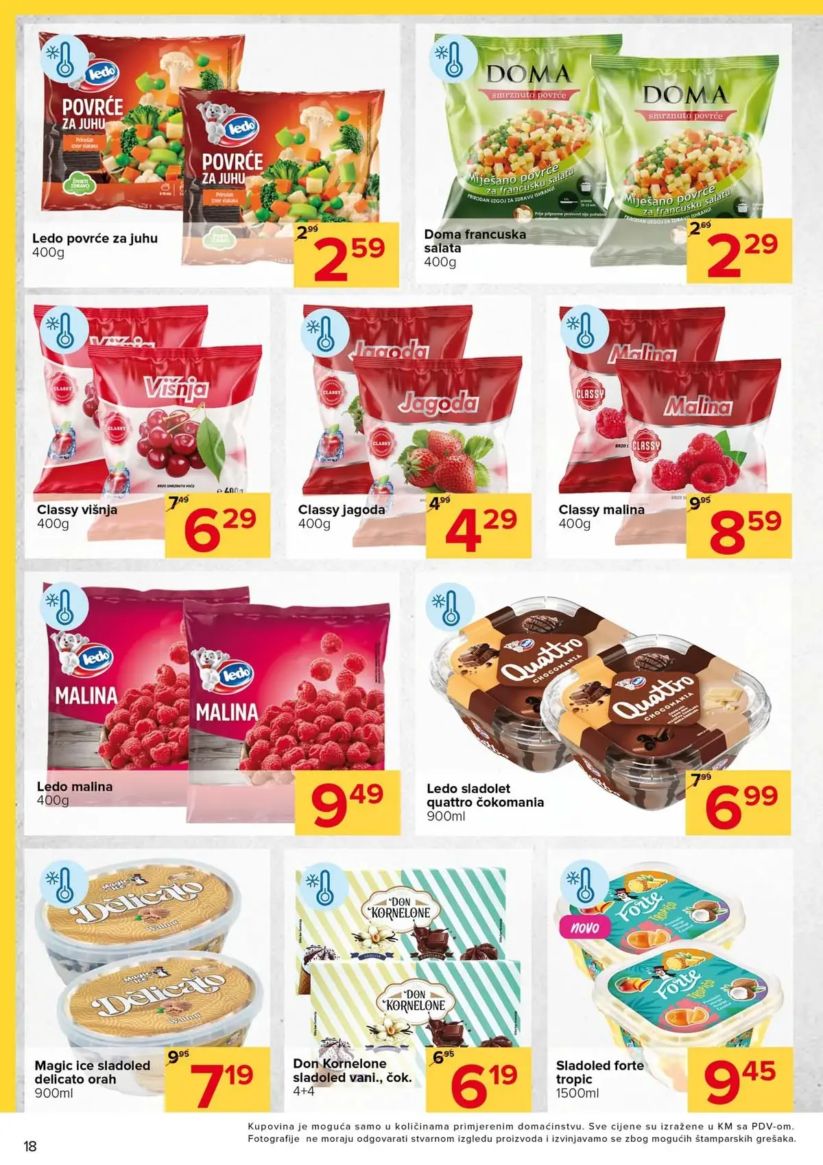 Đurić katalog sniženja do 12. aprila 2026 – prehrana i kućne potrepštine stranica 18