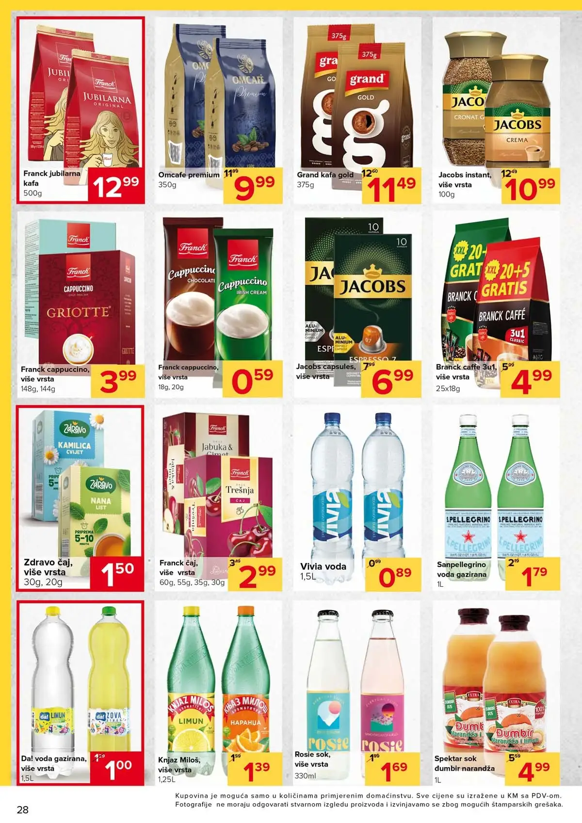 Đurić katalog sniženja do 12. aprila 2026 – prehrana i kućne potrepštine stranica 28