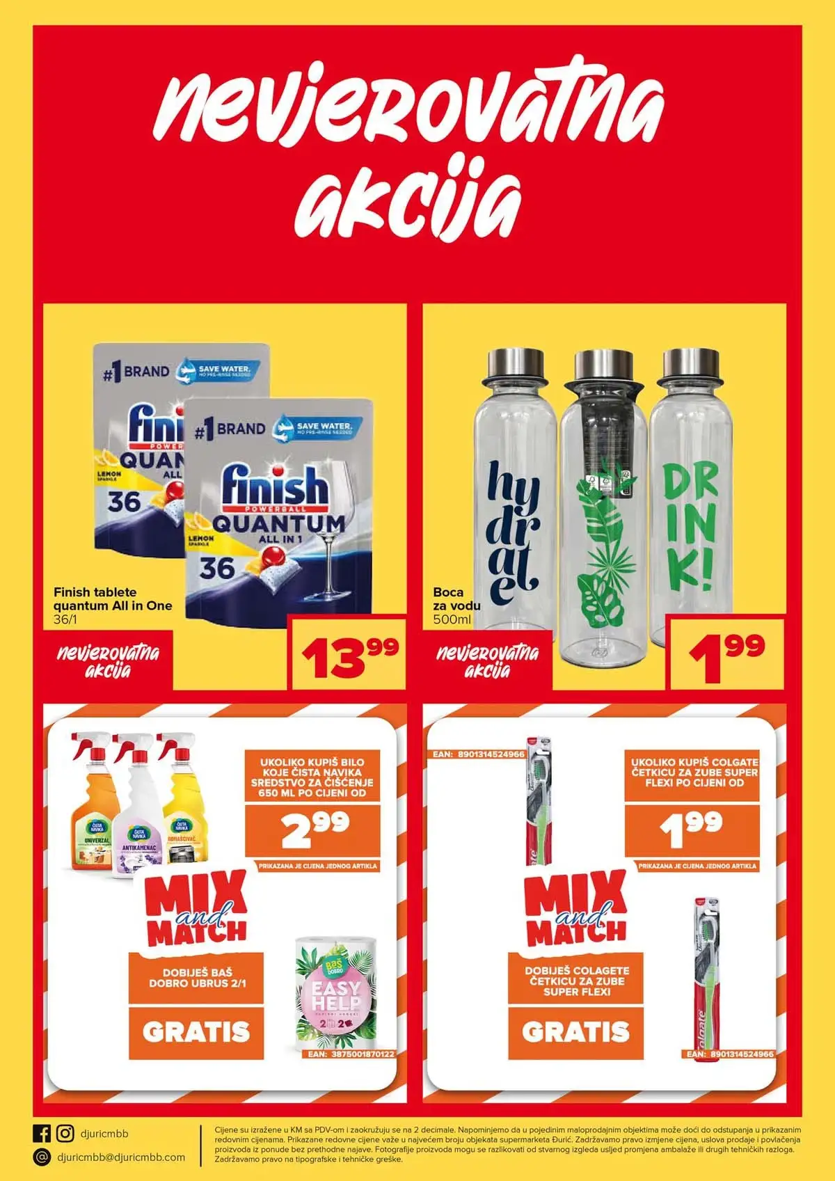 Đurić katalog sniženja do 12. aprila 2026 – prehrana i kućne potrepštine stranica 40